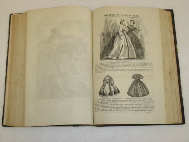 ARTHURS HOME MAGAZINE Vol. XXVII January to June 1866 Bound Volume 
