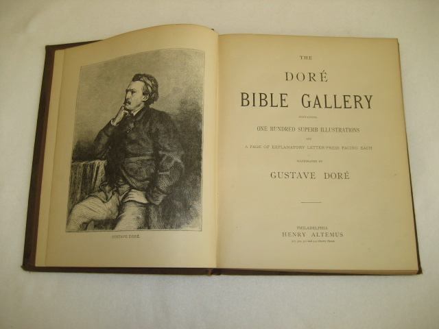 Gustav Dore THE DORE BIBLE GALLERY 100 Illustrations Henry Altemus 