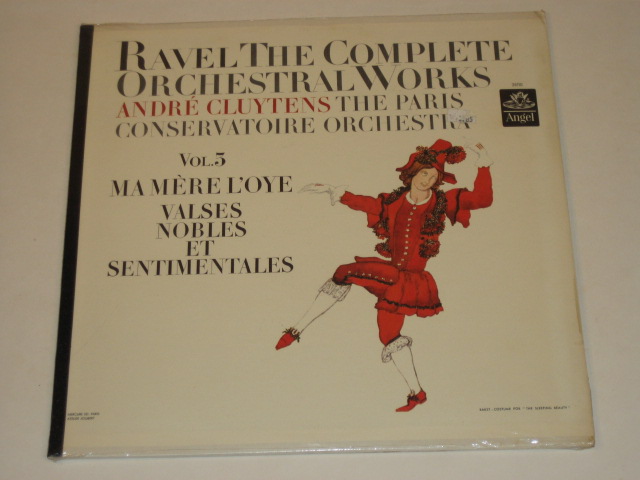 Ravel LP Andre Cluytens Complete Orchestral Works Vol 3  