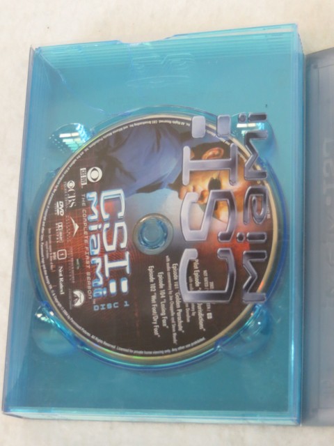 CSI: MIAMI THE COMPLETE FIRST SEASON ON DVD 7 DVDS Box Set